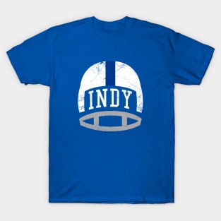 Indy Retro Helmet - Blue T-Shirt